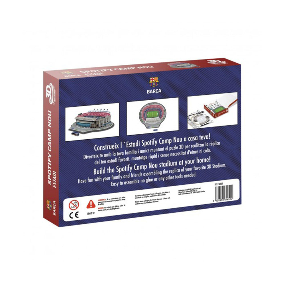 Banbo Toys: Fc Barcelona Spotify Camp Nou 3D Stadium Puzzle