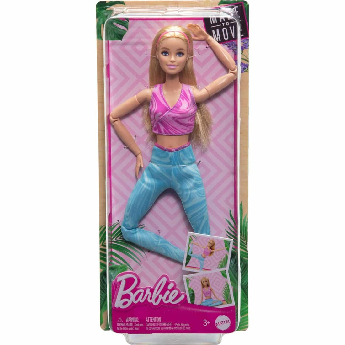 Barbie Αμετρητες Κινησεις Ξανθια Κουκλα