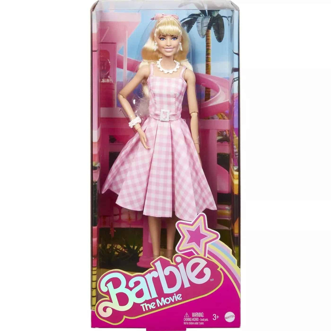 Mattel Barbie Movie Pink Gingham Dress
