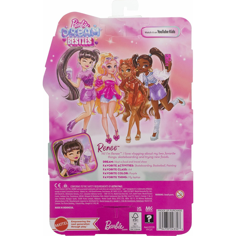 Mattel Barbie Dream Besties Renee
