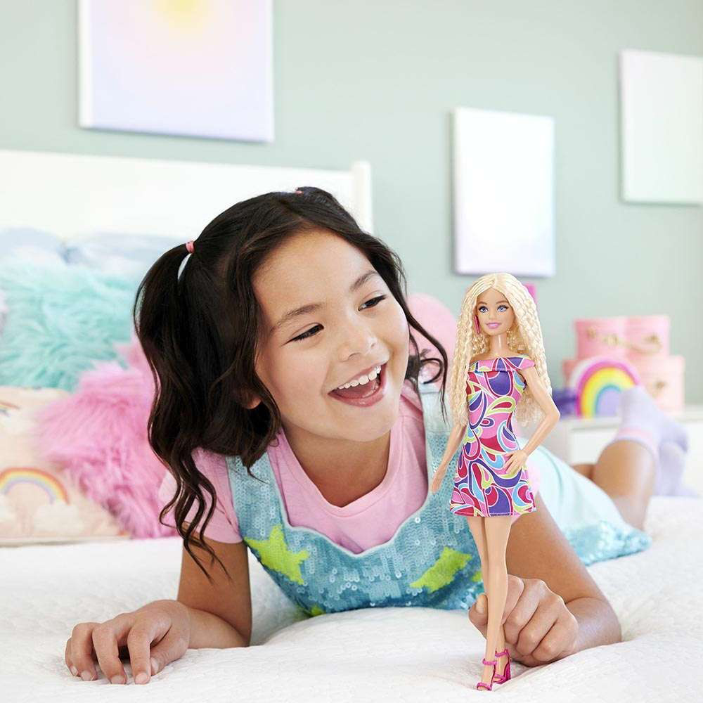 Barbie Fashionistas Πολύχρωμο Φόρεμα