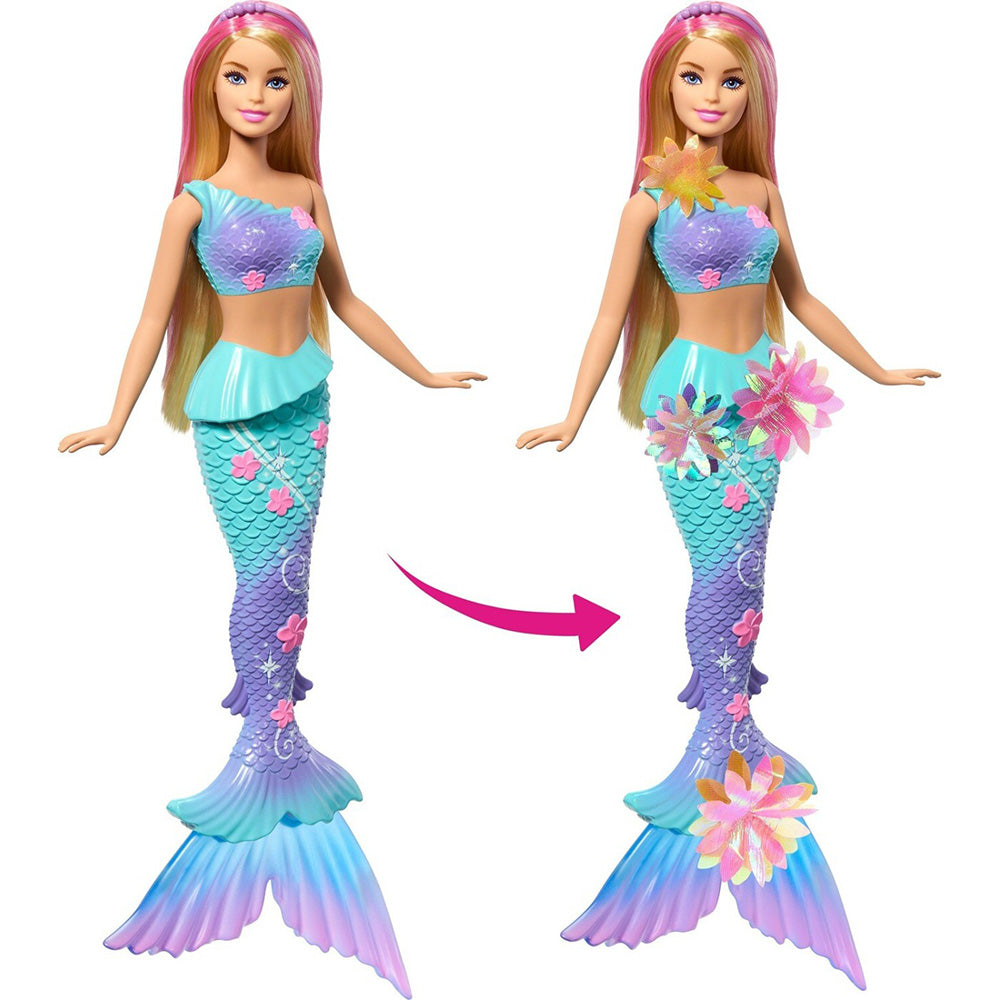 Barbie Flower Magic Mermaid Μαγική Γοργόνα Που Ανθίζει Κούκλα 