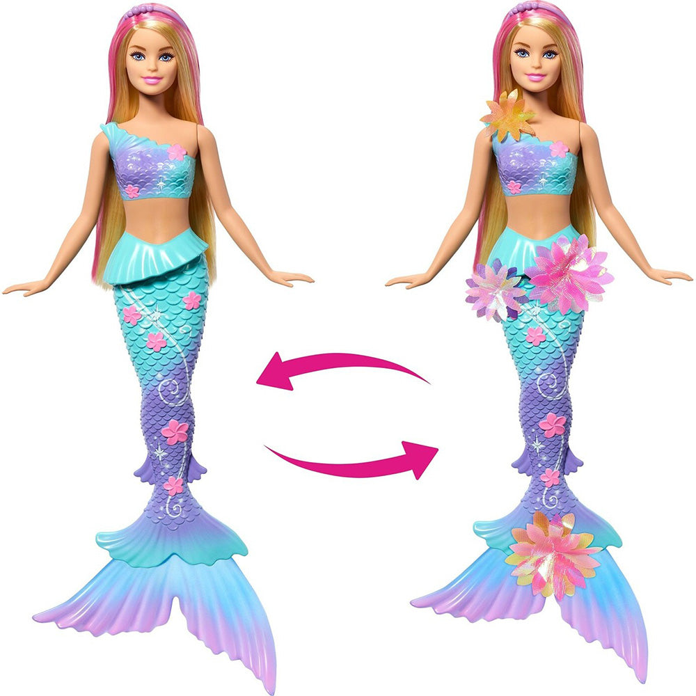 Barbie Flower Magic Mermaid Μαγική Γοργόνα Που Ανθίζει Κούκλα 