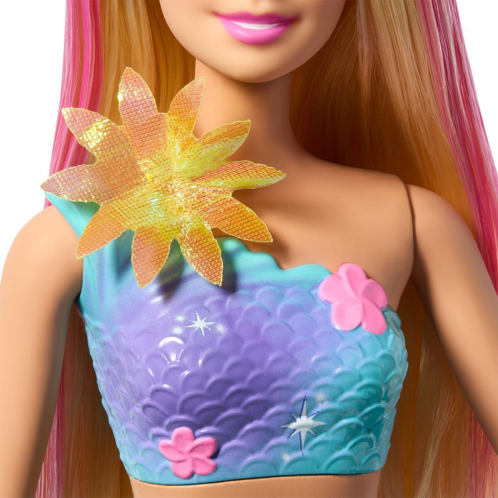 Barbie Flower Magic Mermaid Μαγική Γοργόνα Που Ανθίζει Κούκλα 