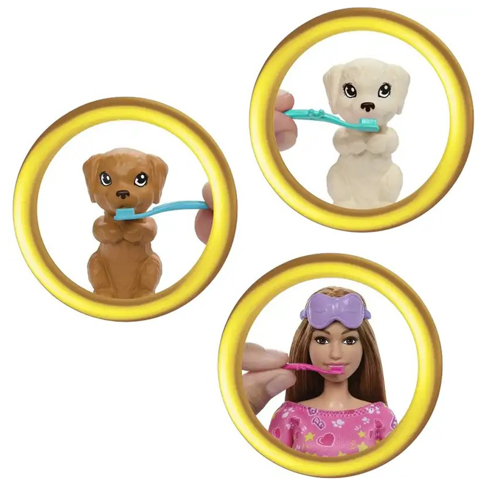 Mattel Barbie Sleepover Με Κουταβάκια