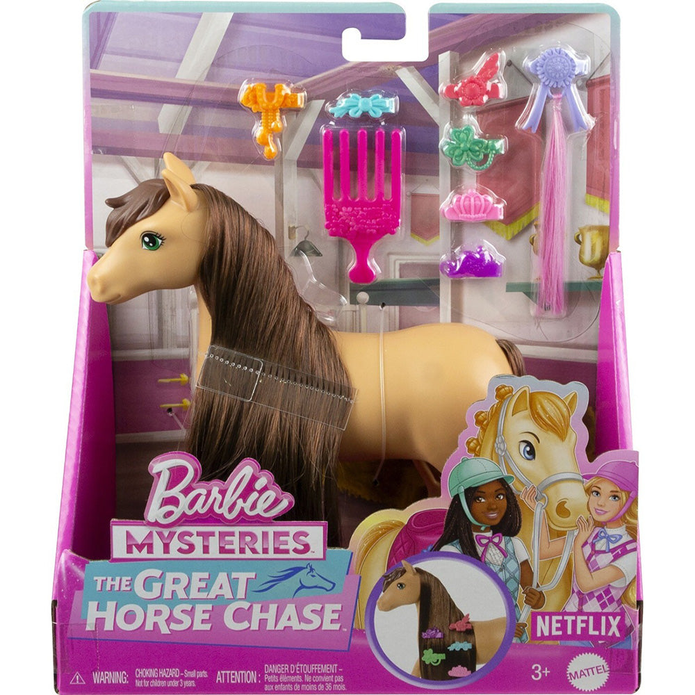 Barbie Mysteries The Great Horse Chase Pony And Accessories 