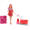 Barbie Party Unboxed Glam Party Series Red Sparkle Κούκλα Με Αξεσουάρ Και 10 Εκπλήξεις 