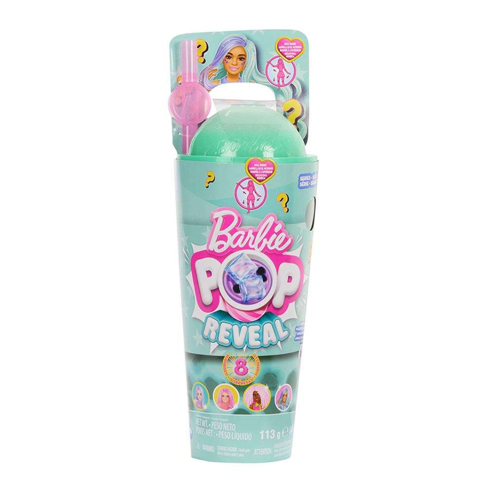 Barbie Pop Reveal Bubble Tea Series Πράσινο Τσάι Με 8 Εκπλήξεις