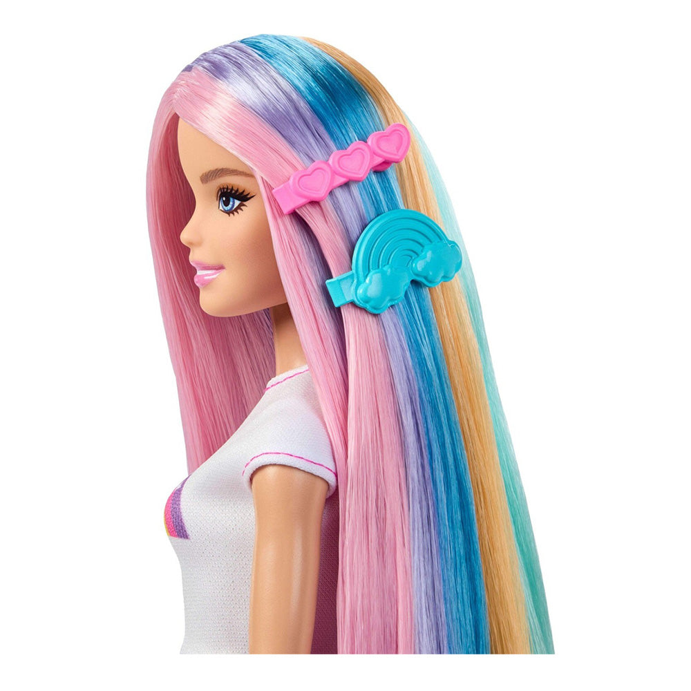 Barbie Rainbow Sparkle Κούκλα με Πολυχρωμα Μαλλιά με Γκλίτερ
