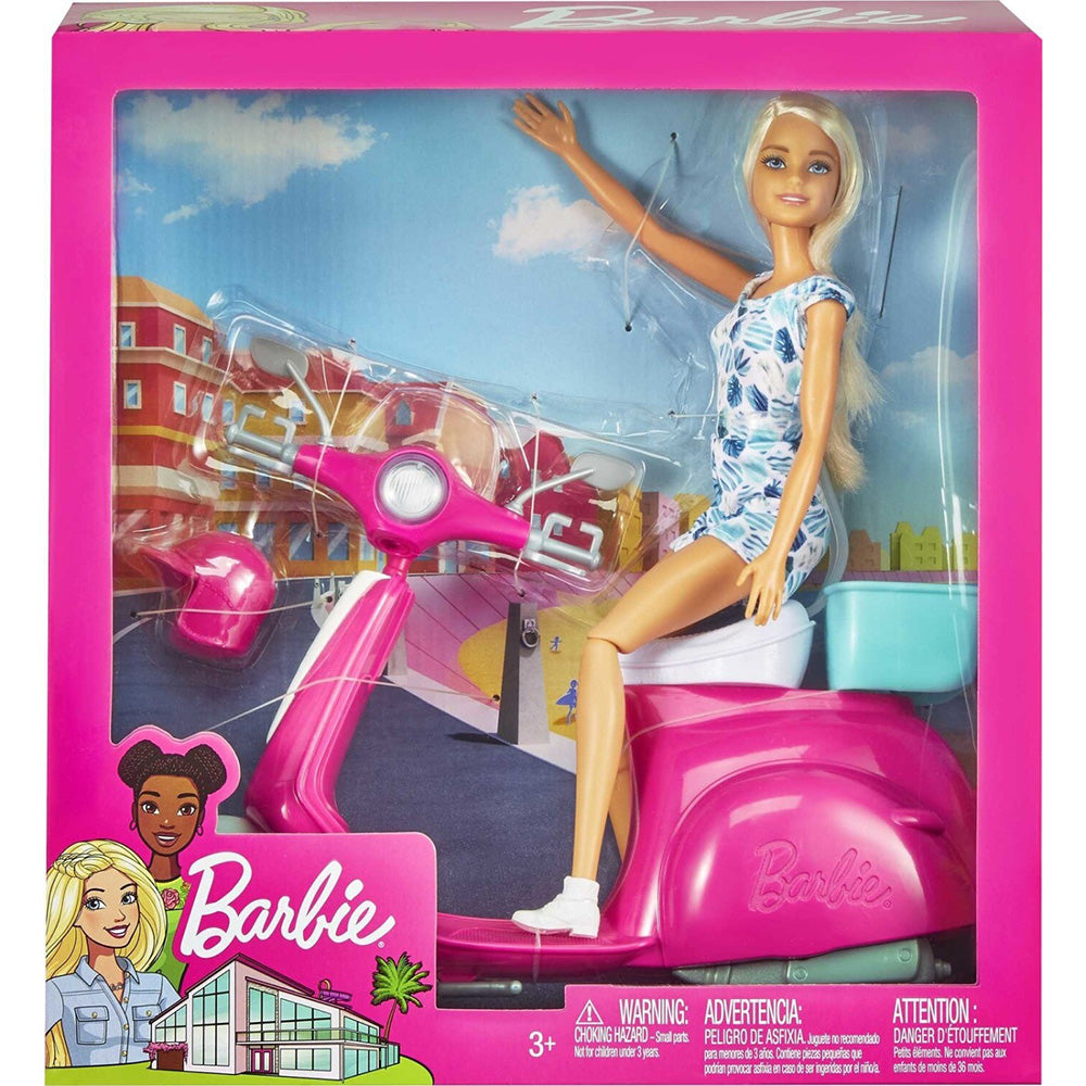 Barbie Scooter Και Κούκλα 