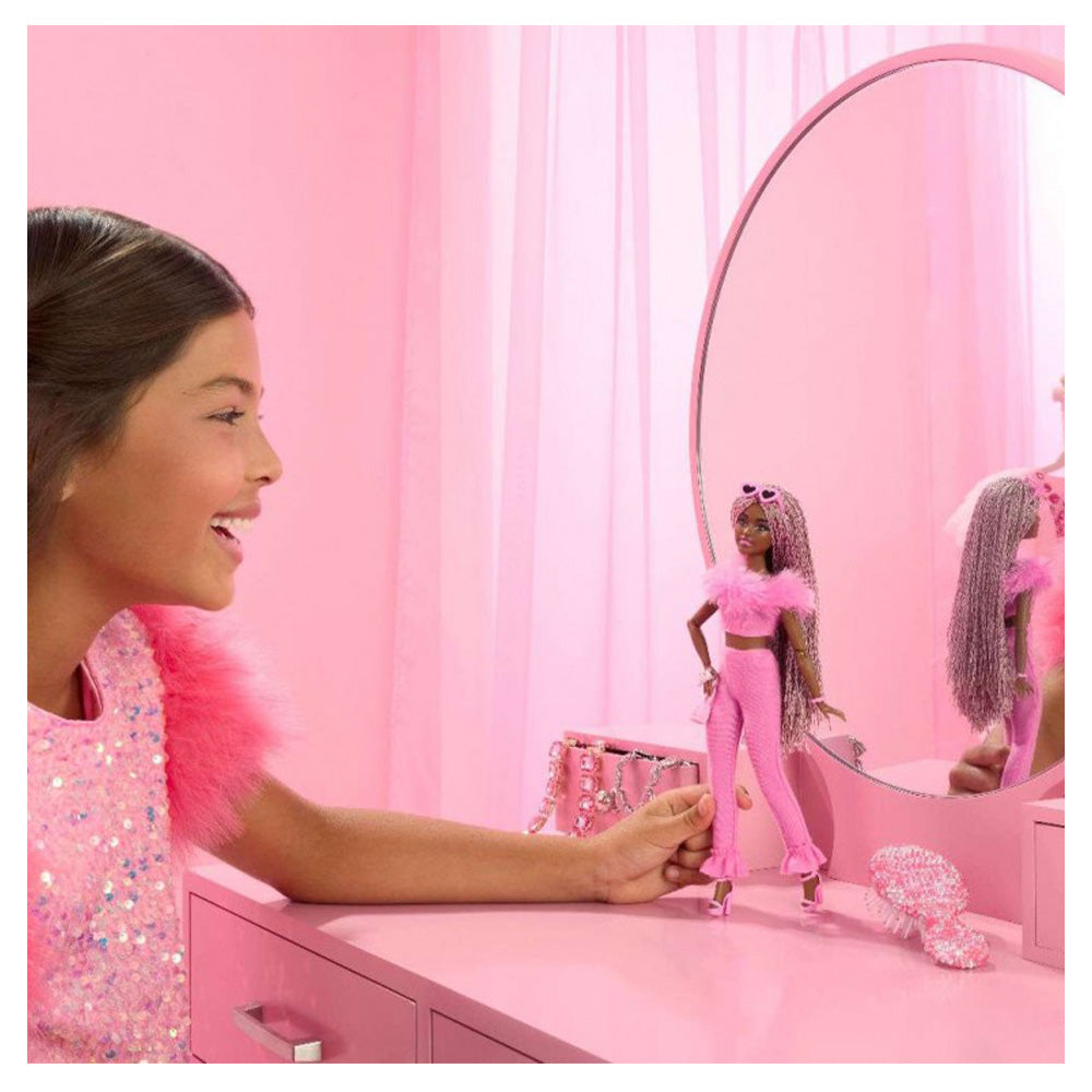 MattelMattel Barbie Συλλεκτική Κούκλα Deluxe Style Mε Ροζ Φόρμα Kαι Κοτσιδάκιαpapell.gr