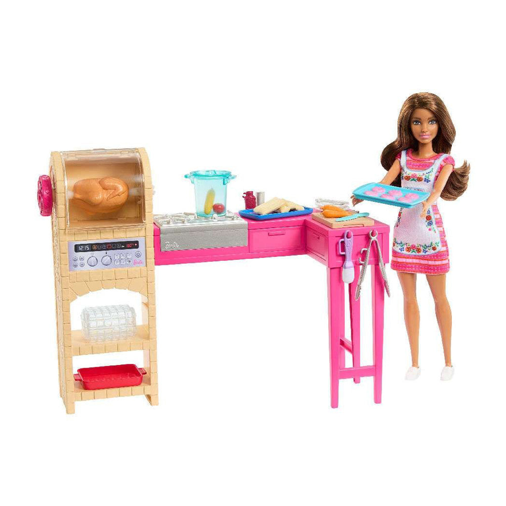 MattelMattel Barbie & Teresa Recipe For Friendship Σετ Κουζίνα Και Κούκλα Teresapapell.gr