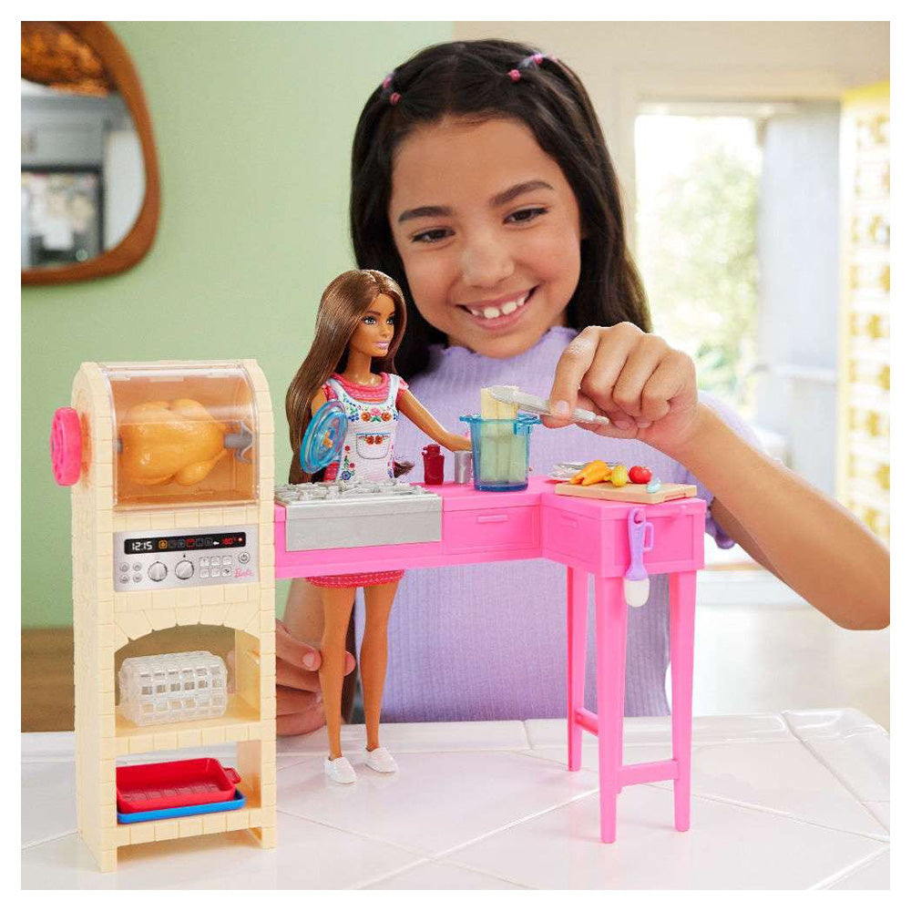 MattelMattel Barbie & Teresa Recipe For Friendship Σετ Κουζίνα Και Κούκλα Teresapapell.gr