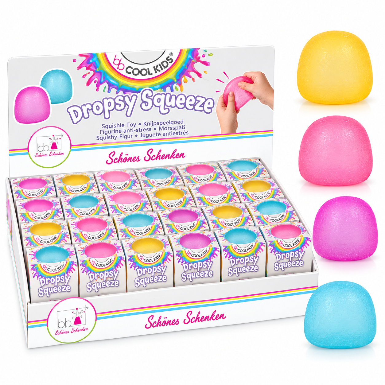 BB Cool Kids Μπάλα Dropsy Anti-Stress σε 4 Σχέδια - 1 Τμχ