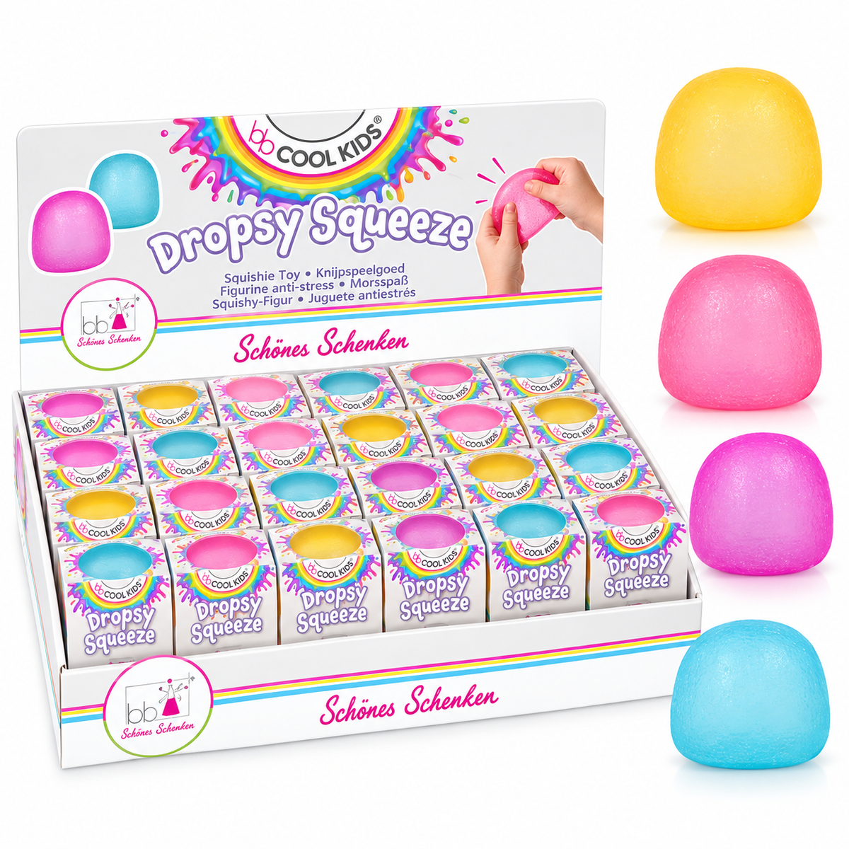 BB Cool Kids Μπάλα Dropsy Anti-Stress σε 4 Σχέδια - 1 Τμχ