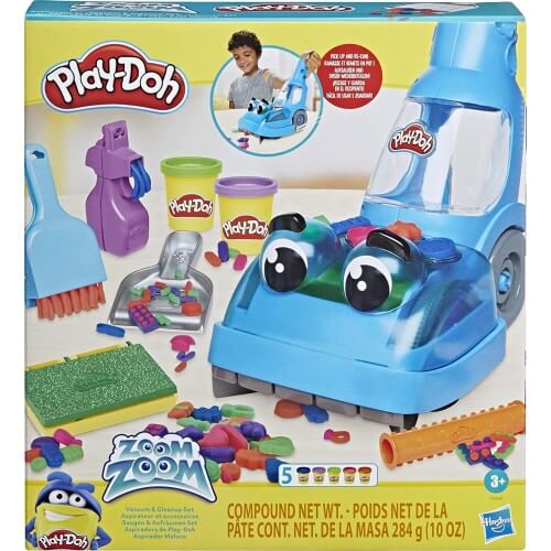 Hasbro Play-Doh Zoom Vacuum And Clean-Up Toy With 5 Colours