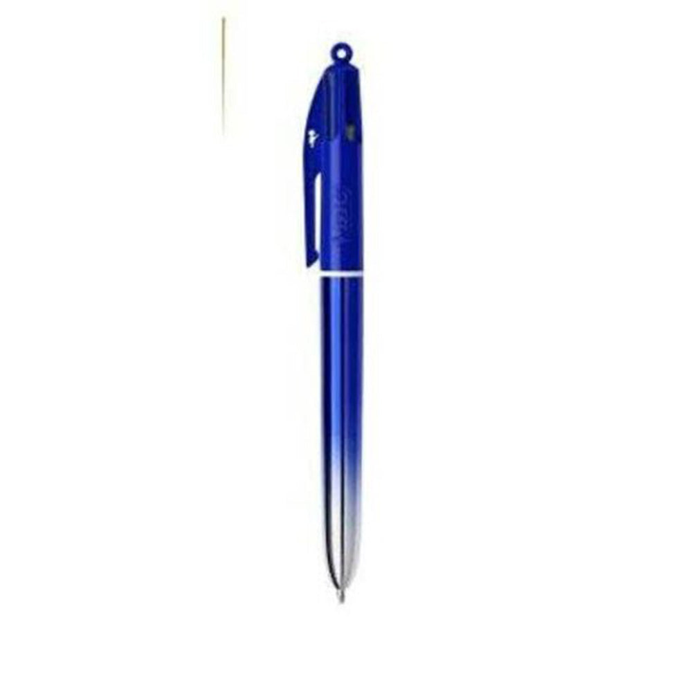 Bic Στυλό Ballpoint 4 Χρώματα Smooth B12 Grad 1.0mm 