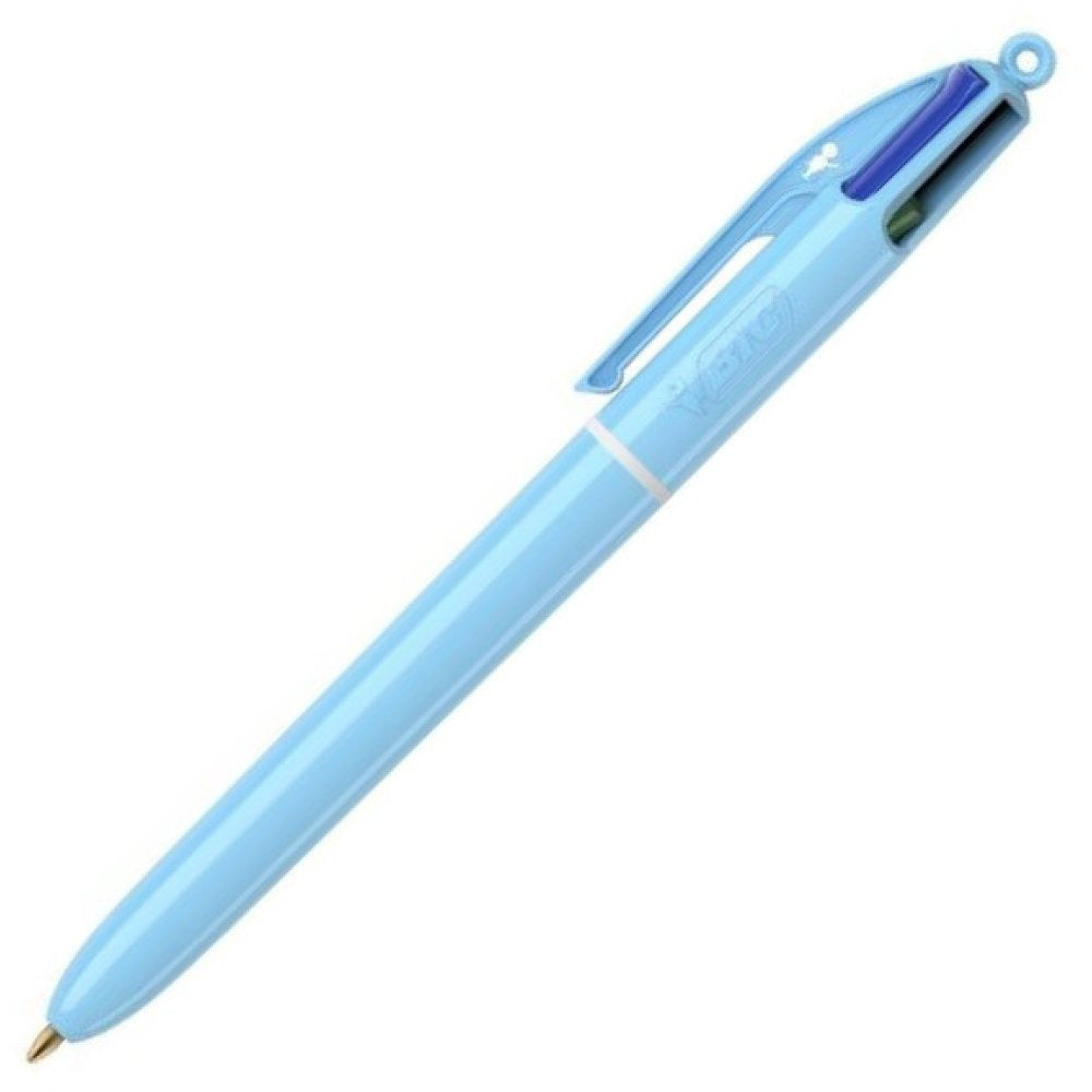 Bic Στυλό 4 Χρώματα Pastel 1.0mm Γαλάζιο