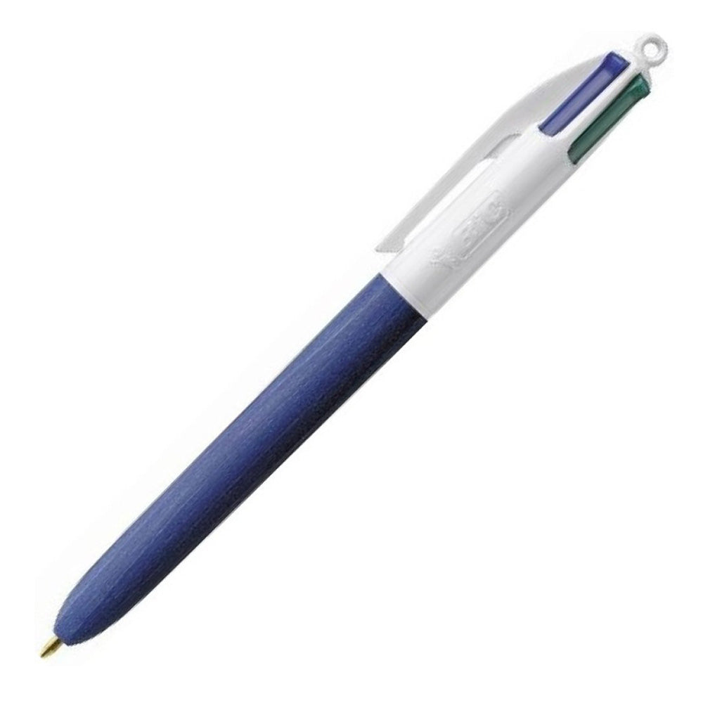 Bic Στυλό 4 Χρωμάτα Wood Style 0.4mm Μπλε