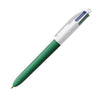 Bic Στυλό 4 Χρωμάτα Wood Style 0.4mm Πράσινο