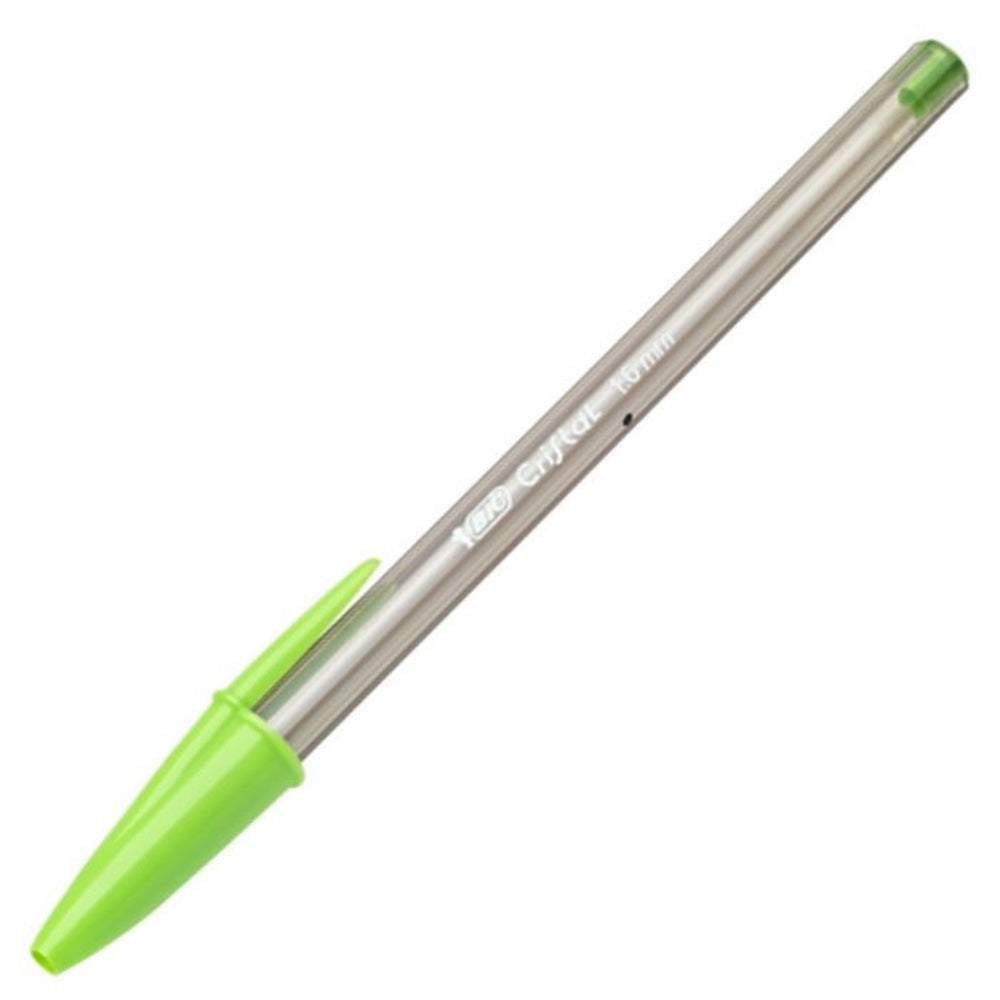 Bic Στυλό Διαρκείας Cristal Λαχανί Large 1.6mm