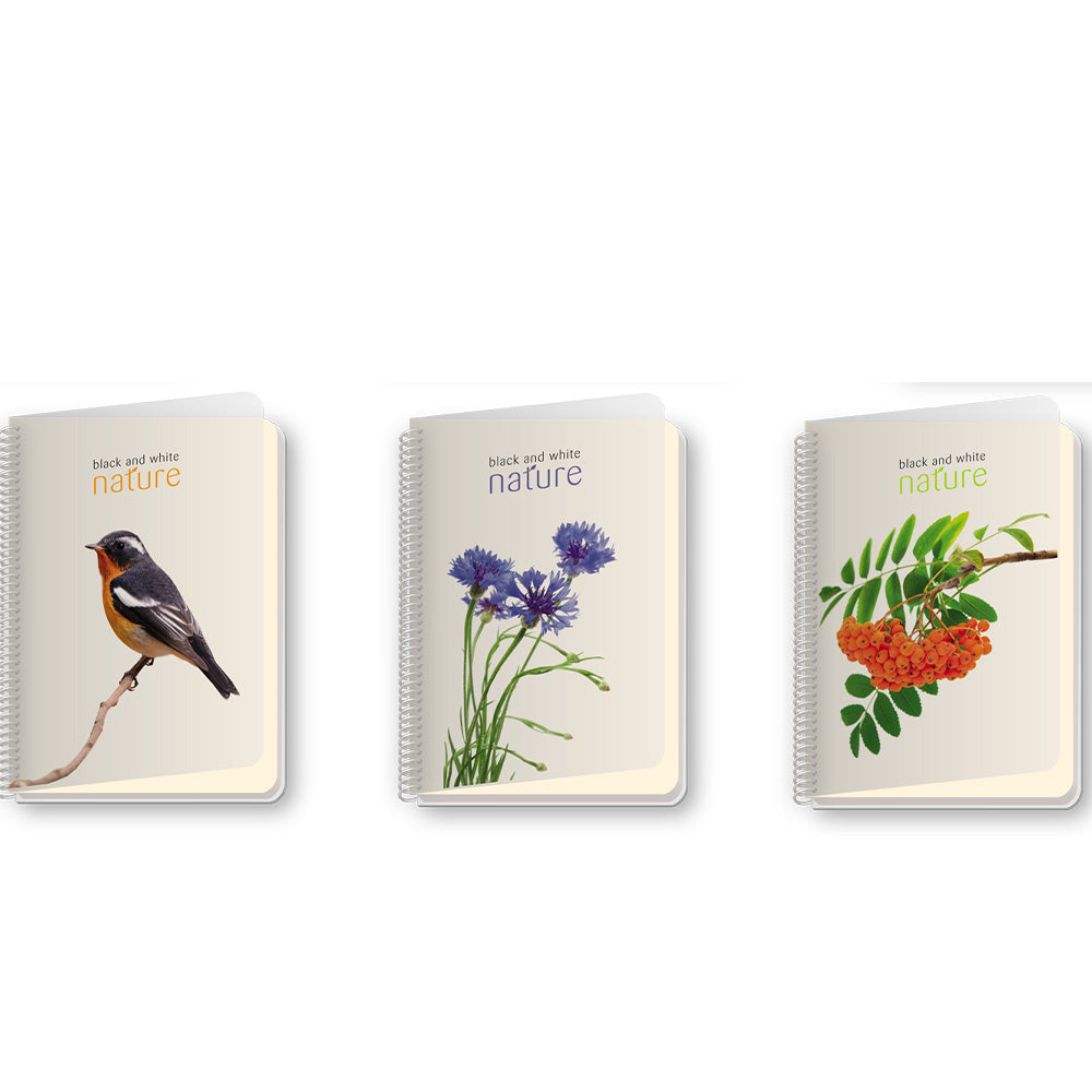 Black & White Nature Σημειωματάριο Α6 80Φ PP