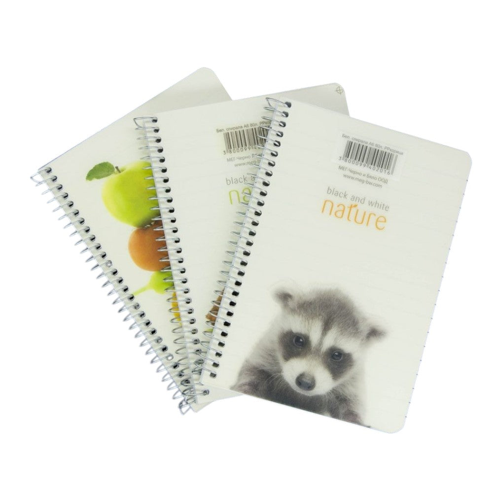 Black & White Nature Σημειωματάριο Α6 80Φ PP