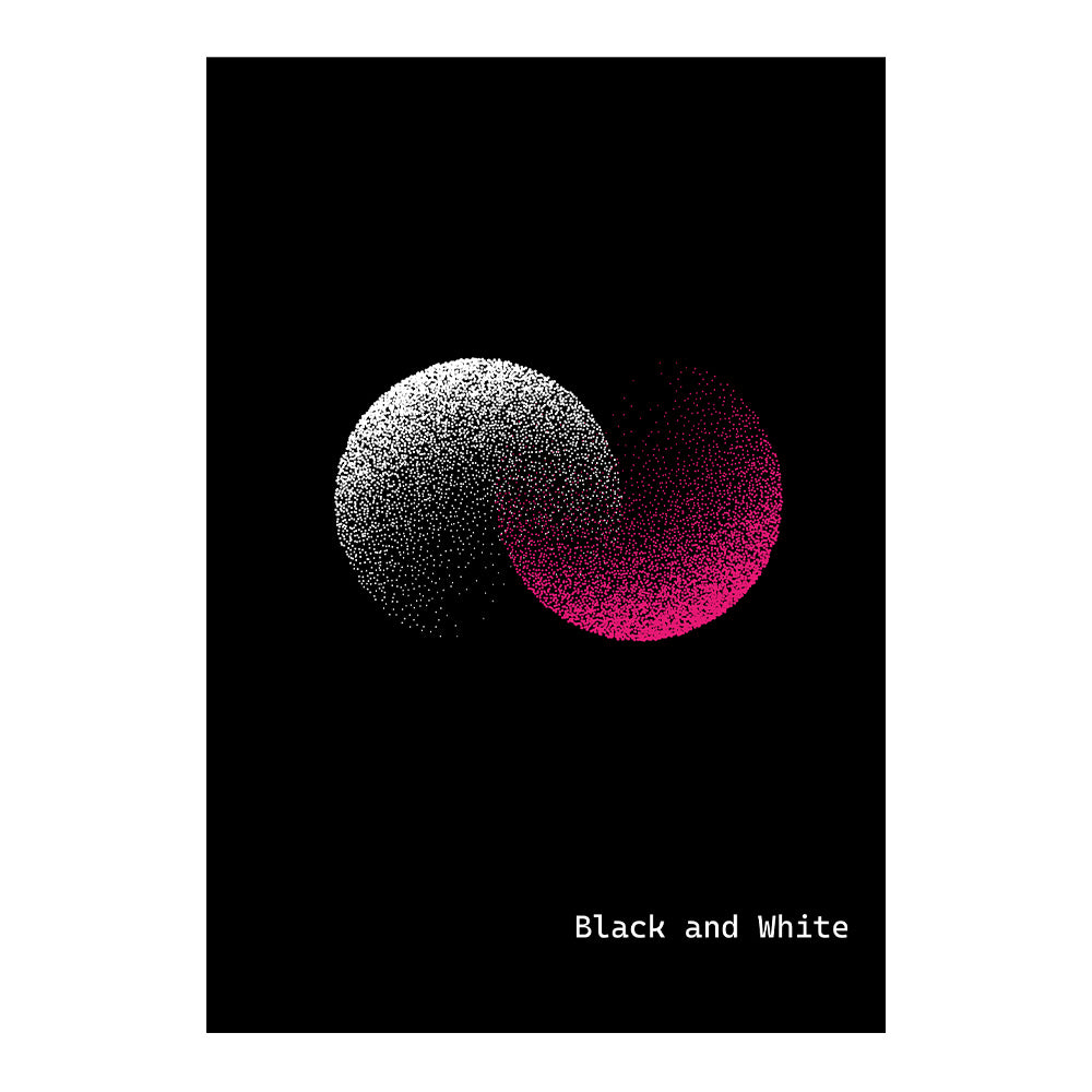 Black & White Τετράδιο Σπιράλ Exclusive Dots