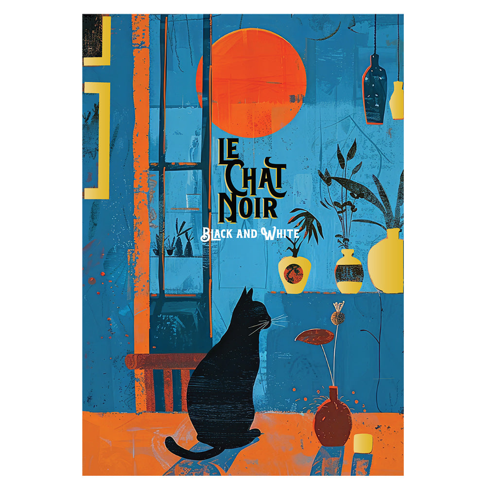 Black & White Τετράδιο Σπιράλ Le Chat Noir