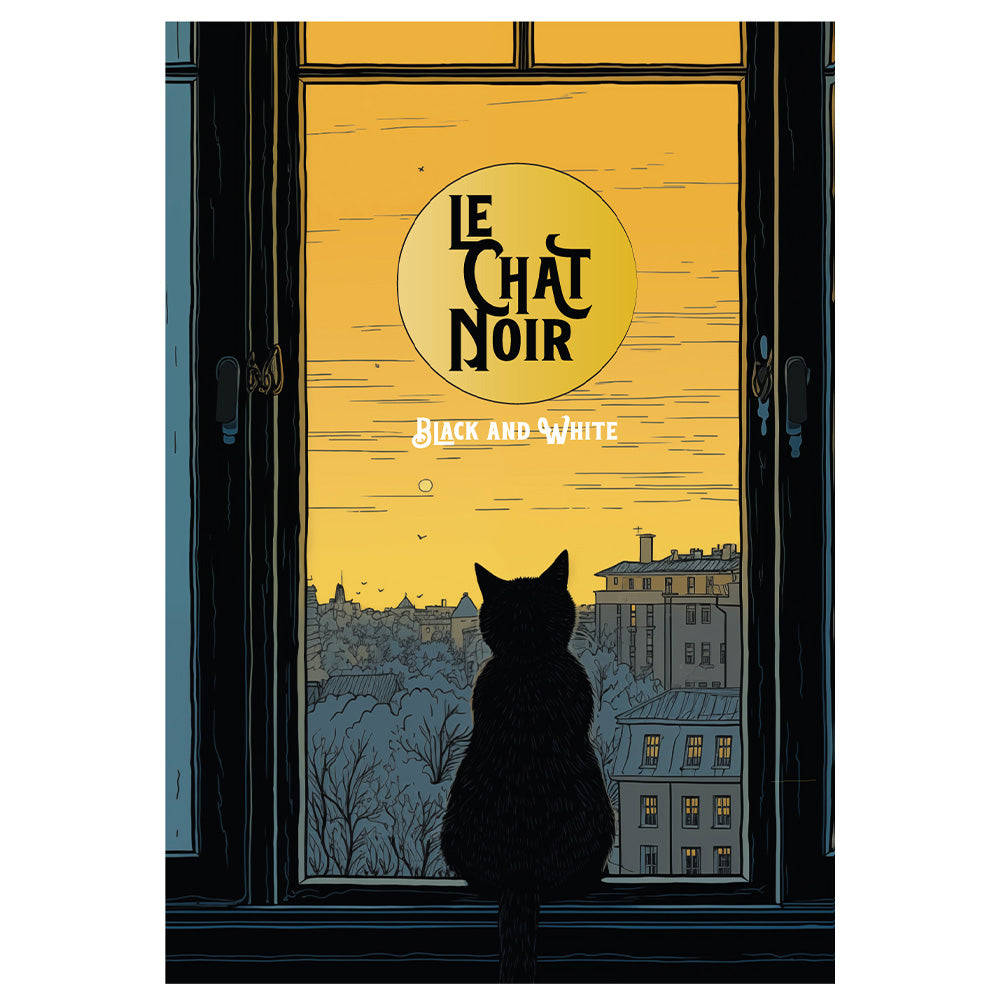 Black & White Τετράδιο Σπιράλ Le Chat Noir