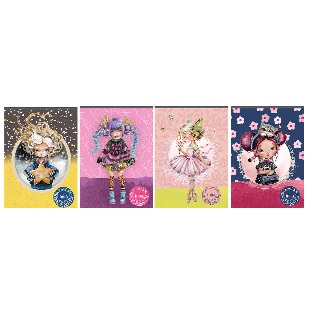 Black & White Τετράδιο Σπιράλ Miia Β5