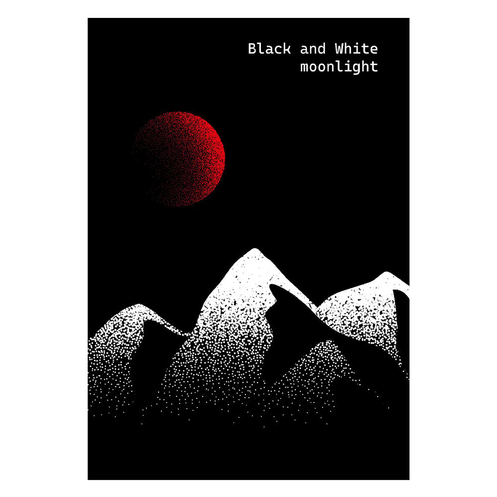 Black & White Τετράδιο Σπιράλ Moonlight