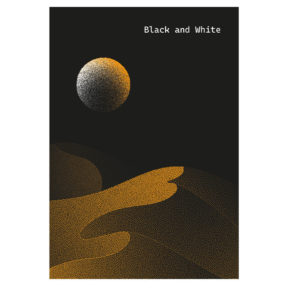 Black & White Τετράδιο Σπιράλ Moonlight