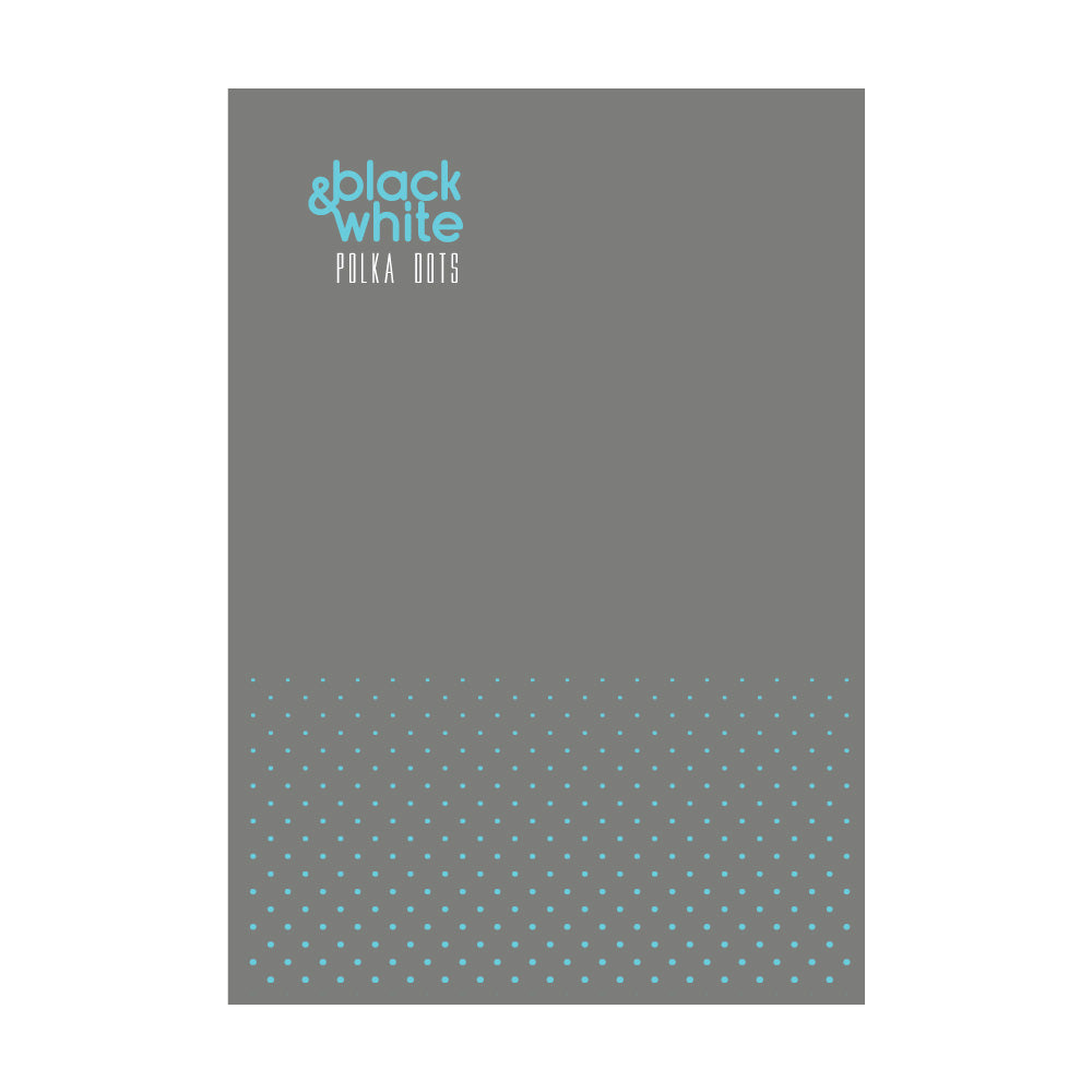 Black & White Τετραδιο Σπιραλ Polka Dots