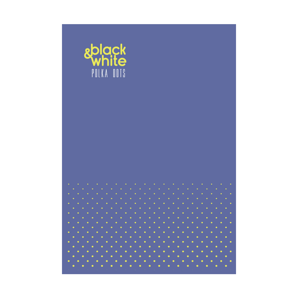 Black & White Τετραδιο Σπιραλ Polka Dots