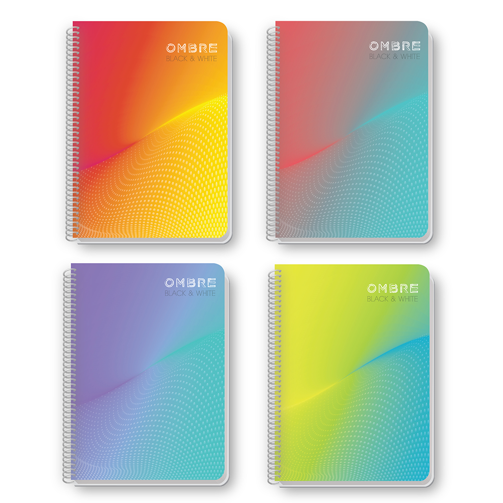 BLACK & WHITEBlack & White Τετράδιο Σπιράλ Ombrepapell.gr