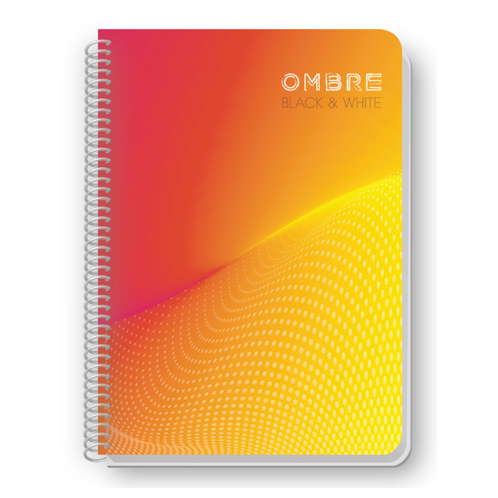 BLACK & WHITEBlack & White Τετράδιο Σπιράλ Ombrepapell.gr