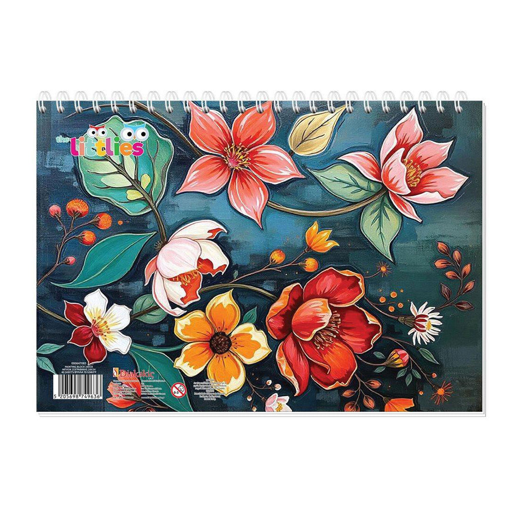 The Littlies Μπλοκ Ζωγραφικής 24x34Εκ 40Φ 2 Σχέδια - 1 Τμχ