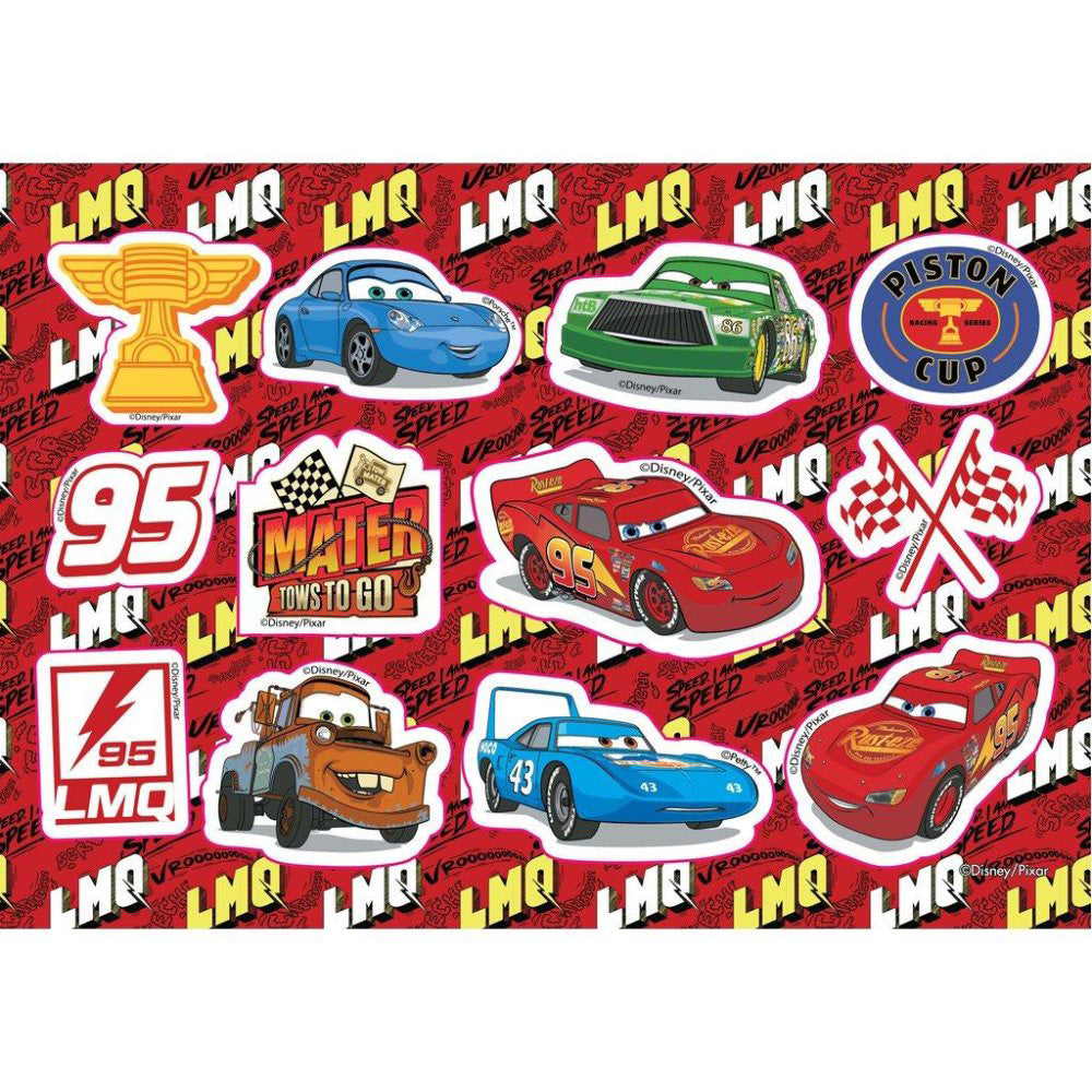 Μπλοκ Ζωγραφικής Cars McQueen 23x33 Εκ Με Αυτοκόλλητα 2 Σχέδια - 1 Τμχ