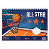Must Team Μπλοκ Ζωγραφικής Football/All Star 23x33 Εκ Με Αυτοκόλλητα 2 Σχέδια - 1 Τμχ