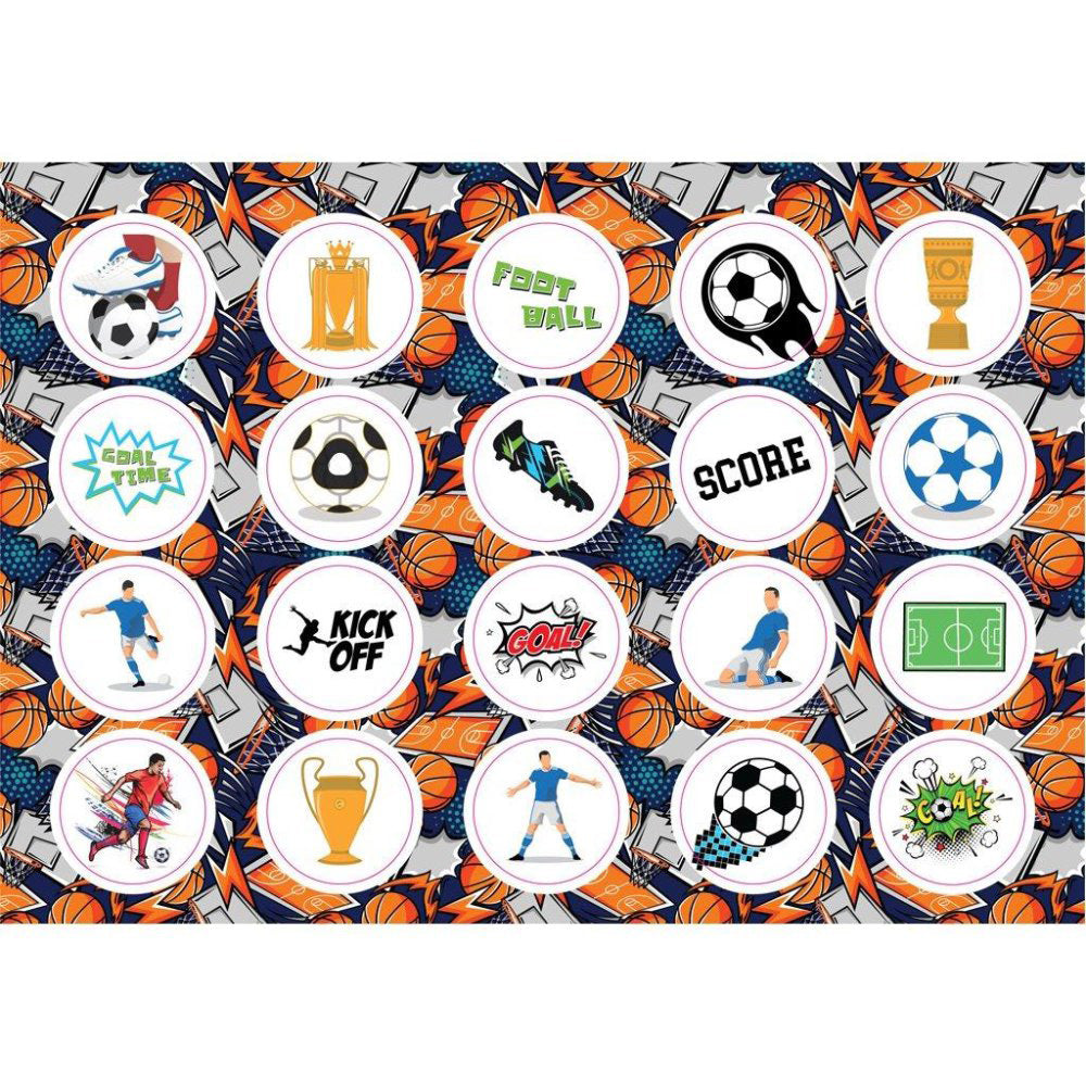 Must Team Μπλοκ Ζωγραφικής Football/All Star 23x33 Εκ Με Αυτοκόλλητα 2 Σχέδια - 1 Τμχ