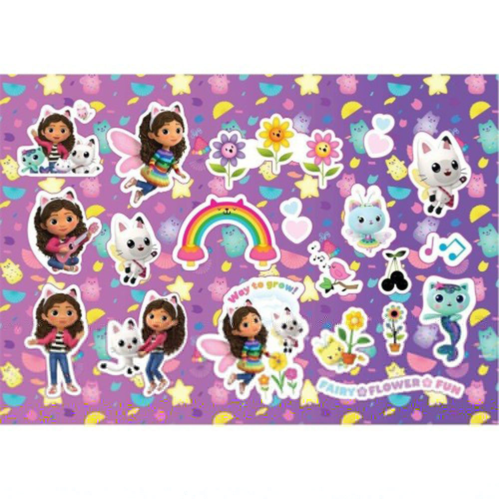 Μπλοκ Ζωγραφικής & Αυτοκόλλητα-Στένσιλ Gabby's Dollhouse 23x33 Εκ 40Φυλ 2 Σχέδια - 1 Τμχ