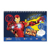 Μπλοκ Ζωγραφικής Iron Man 23x33 Eκ Με Αυτοκόλλητα 2 Σχέδια - 1 Τμχ