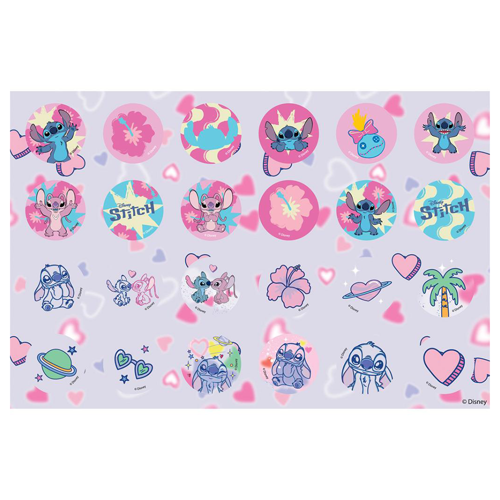 Μπλοκ Ζωγραφικής Lillo & Stitch 23x33 εκ με 40 Φύλλα, Αυτοκόλλητα & Στένσιλ σε 2 Σχέδια - 1 Τεμάχιο