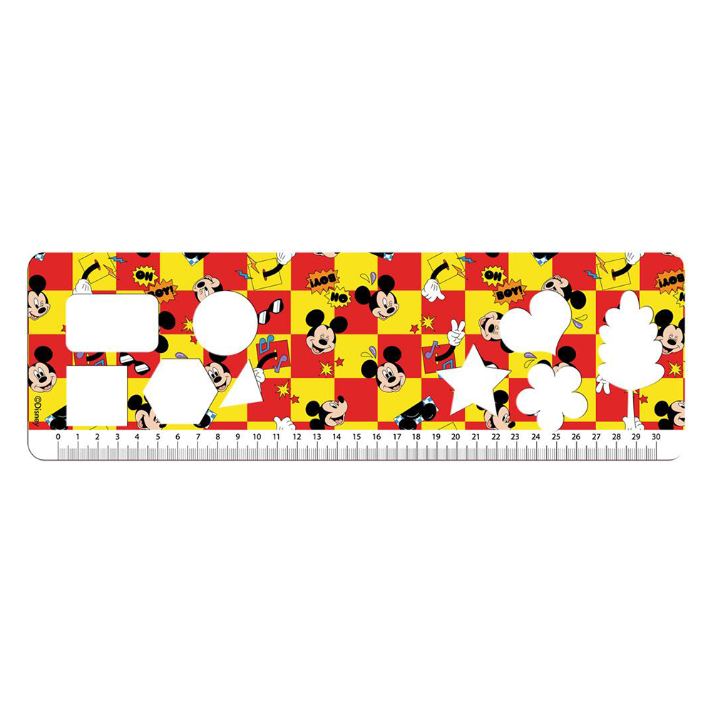 Μπλοκ Ζωγραφικής Mickey 23x33 εκ με 40 Φύλλα, Αυτοκόλλητα & Στένσιλ σε 2 Σχέδια - 1 Τεμάχιο
