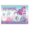 Μπλοκ Ζωγραφικής Disney Princess Ariel 23x33 Εκ Με Αυτοκόλλητα 2 Σχέδια - 1 Τμχ