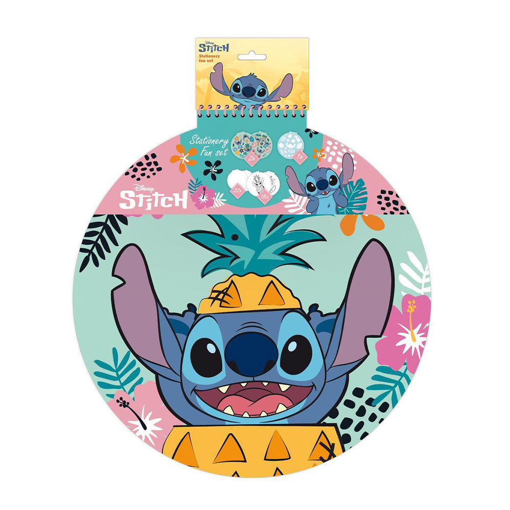 Μπλοκ Ζωγραφικής Στρογγυλό Φ36 εκ 40 Φύλλα Lilo & Stitch με Αυτοκόλλητα