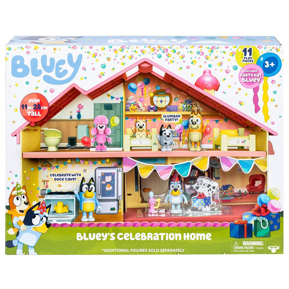 Giochi Preziosi Bluey Σετ Παιχνιδιού Σπίτι Ώρα Για Πάρτυ 