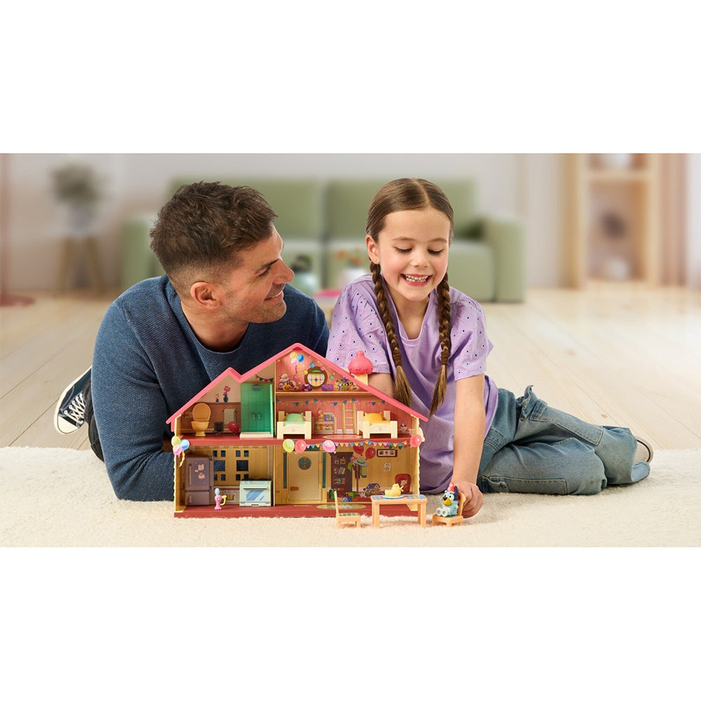 Giochi Preziosi Bluey Σετ Παιχνιδιού Σπίτι Ώρα Για Πάρτυ 