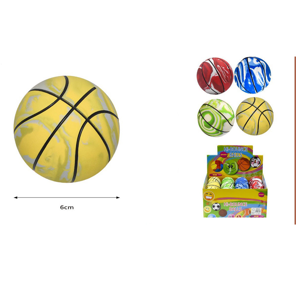OEMΠαιδικό Μπαλάκι Bounce Ball Basketball 6 Εκ - 4 Χρώματα - 1 Τμχpapell.gr